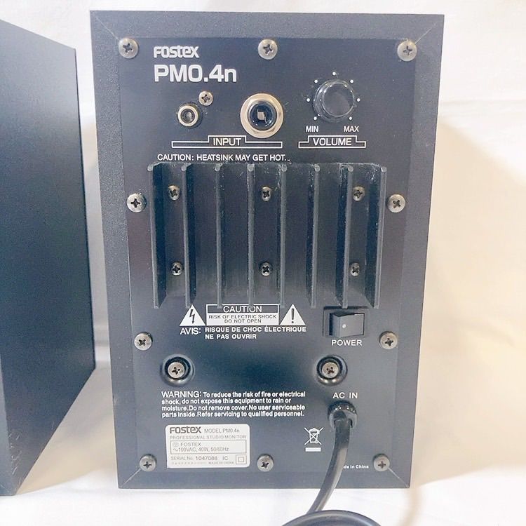◇PM0.4n FOSTEX モニタースピーカー アクティブスピーカー DTM 音楽