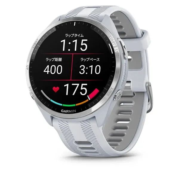 新品 未使用 ガーミン スマートウォッチ ウェアラブル 時計 GARMIN Forerunner 965 White リファレンス 010-02809-61 フラッグシップランニングウォッチ 6436487