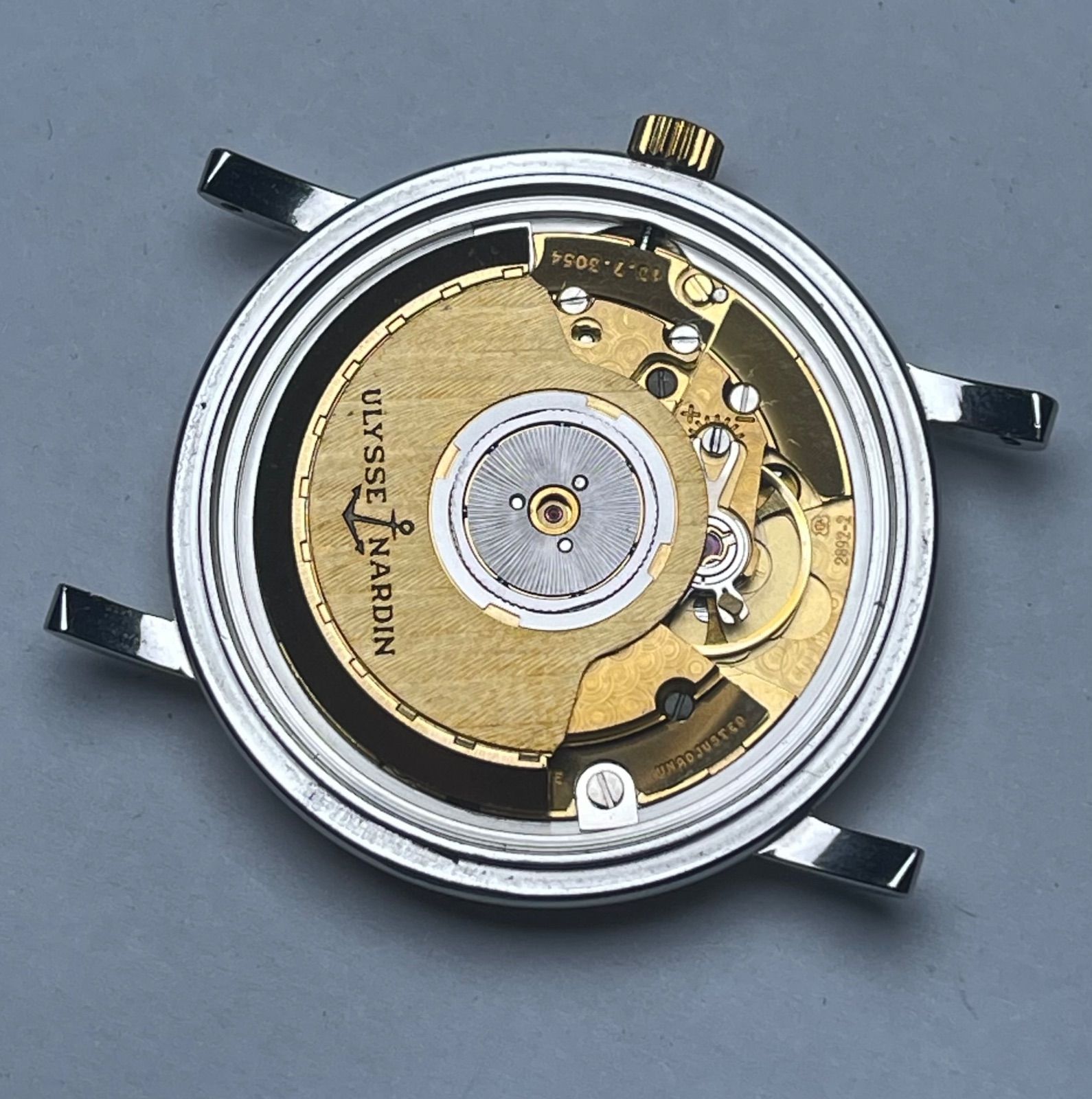 中古 ユリスナルダン Ulysse Nardin サンシアー 135-22 デイト SS YG 