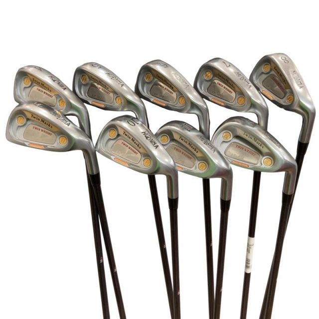 【中古】 本間ゴルフ Twin Marks AP-502 10S アイアンセット IR 2S Twin Kick Doric F＆F (フレックスその他) メンズ 男性用 右利き 右用 Cランク ゴルフクラブ