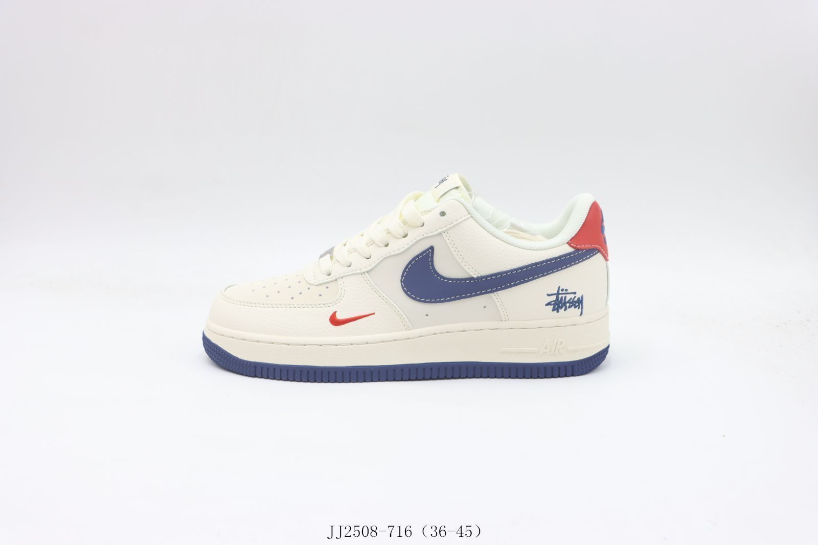 【今日特価】NIKE ナイキ ナイキエアフォースローカットスケートシューズ ホワイトブルーストーシー JJ2508-716-MM輸入