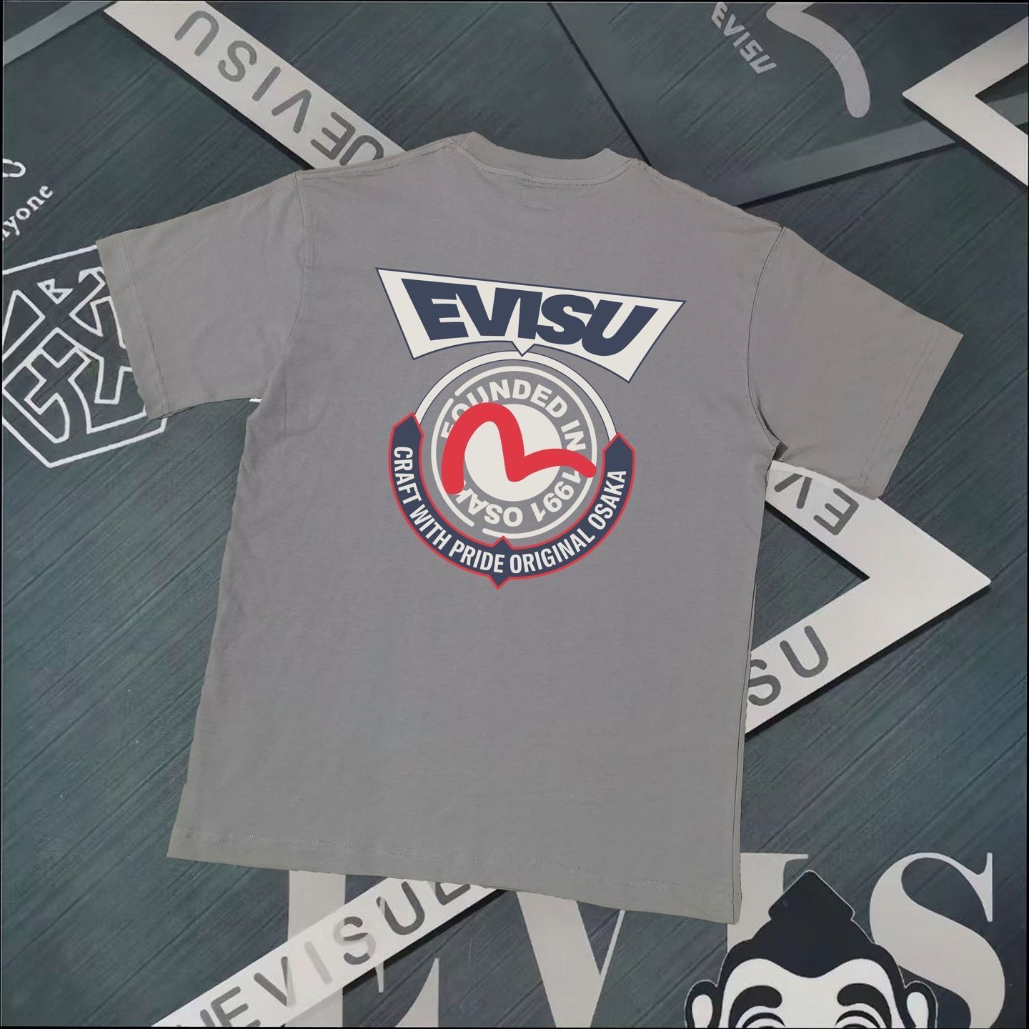 【今日特価】Evisu 2025 ニュープリント T シャツ