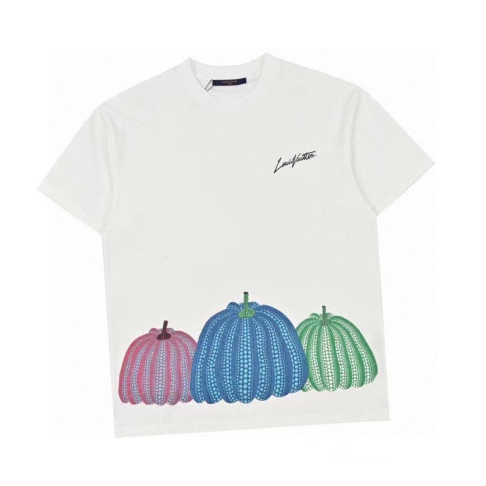 【今日特価】Louis Vuitton / ルイ・ヴィトン 25ss 南瓜プリントオーバーサイズ T シャツ