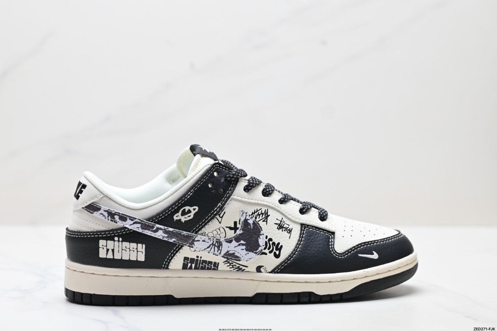 「ナイキ Dunk Low Retro」DIY ハイエンドカスタマイズ ロートップレジャー＆スポーツ スケートシューズ