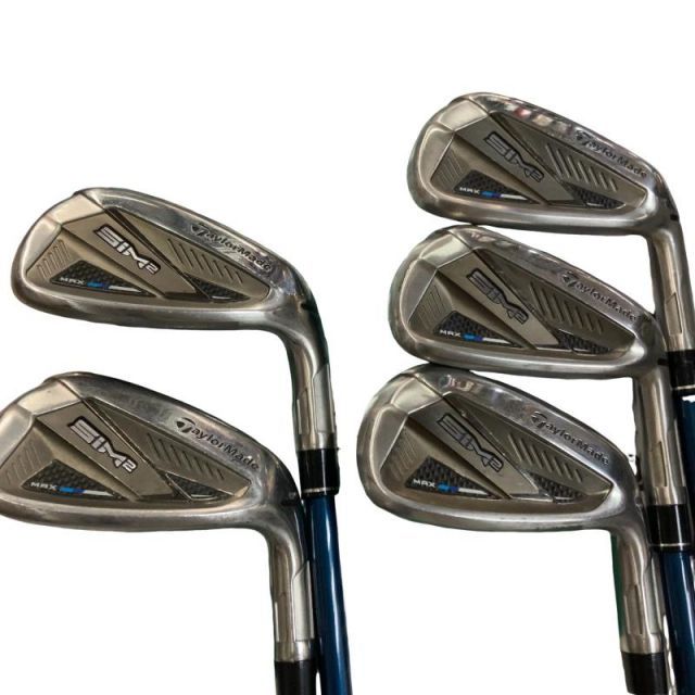 【中古】 テーラーメイド SIM2 MAX 5S アイアンセット IR TENSEI BLUE TM60(SIM2 IR) (フレックスR) メンズ 男性用 右利き 右用 Cランク ゴルフクラブ