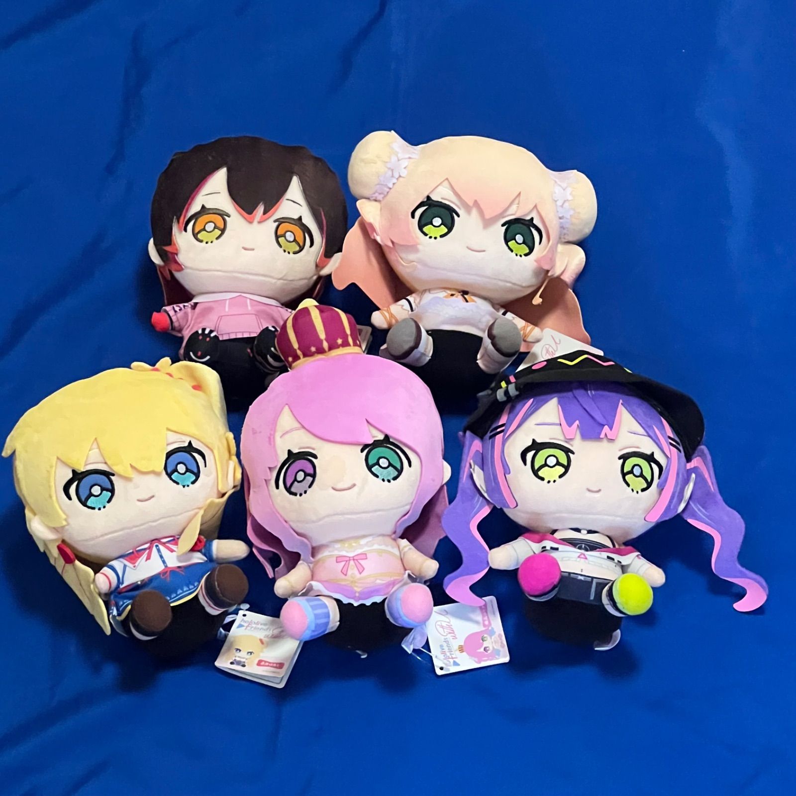 ホロライブ hololive friends with u ホロフレ ぬいぐるみ ロボ子さん　桃鈴ねね　赤井はあと　姫森ルーナ　常闇トワ　まとめ売り