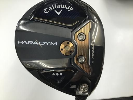 【中古】 キャロウェイ PARADYM ◆◆◆ 3W フェアウェイウッド FW リシャフト (フレックスその他) メンズ 男性用 右利き 右用 Cランク ゴルフクラブ
