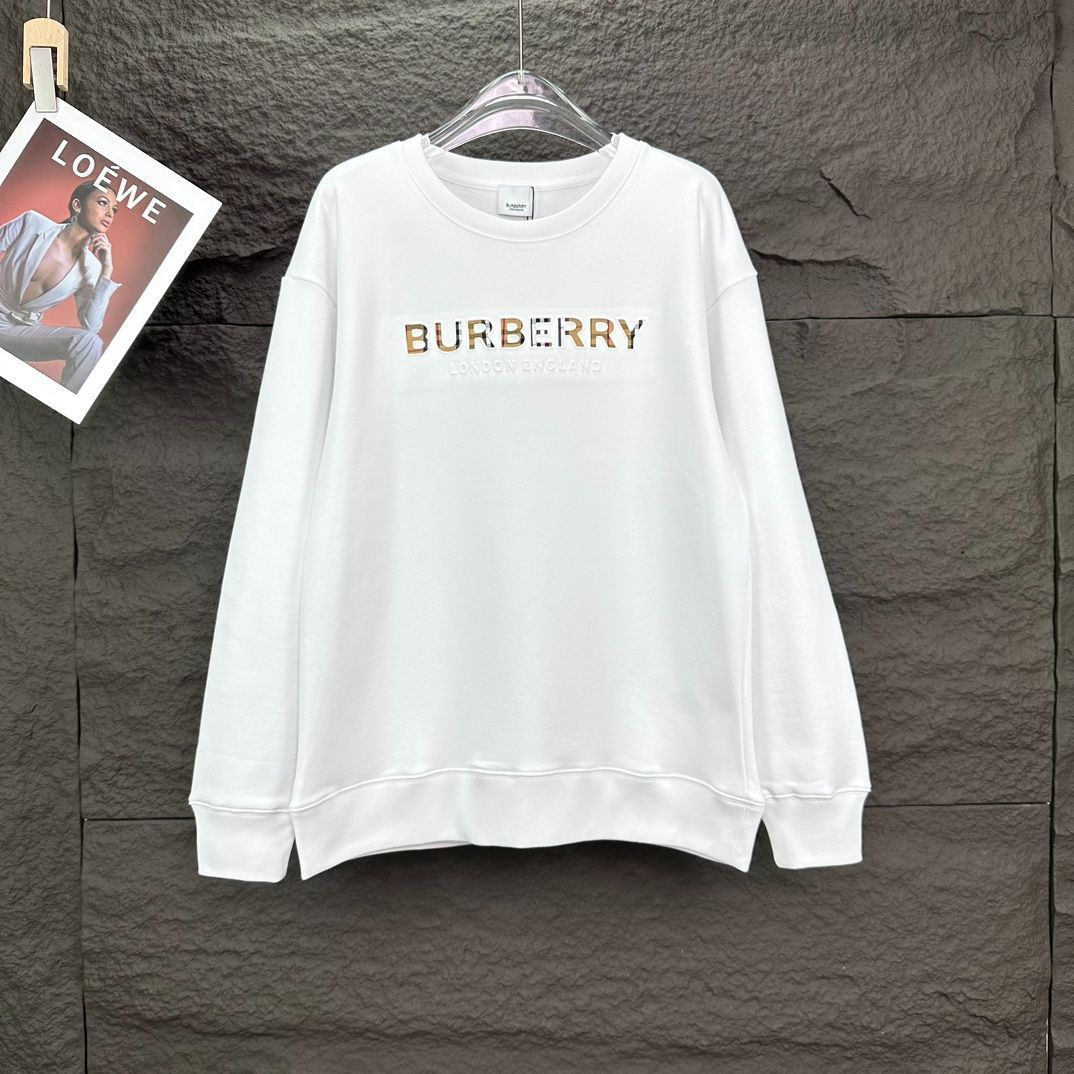 BURBERRY パッチロゴ クルーネックスウェット [本日特価|新品未使用品]
