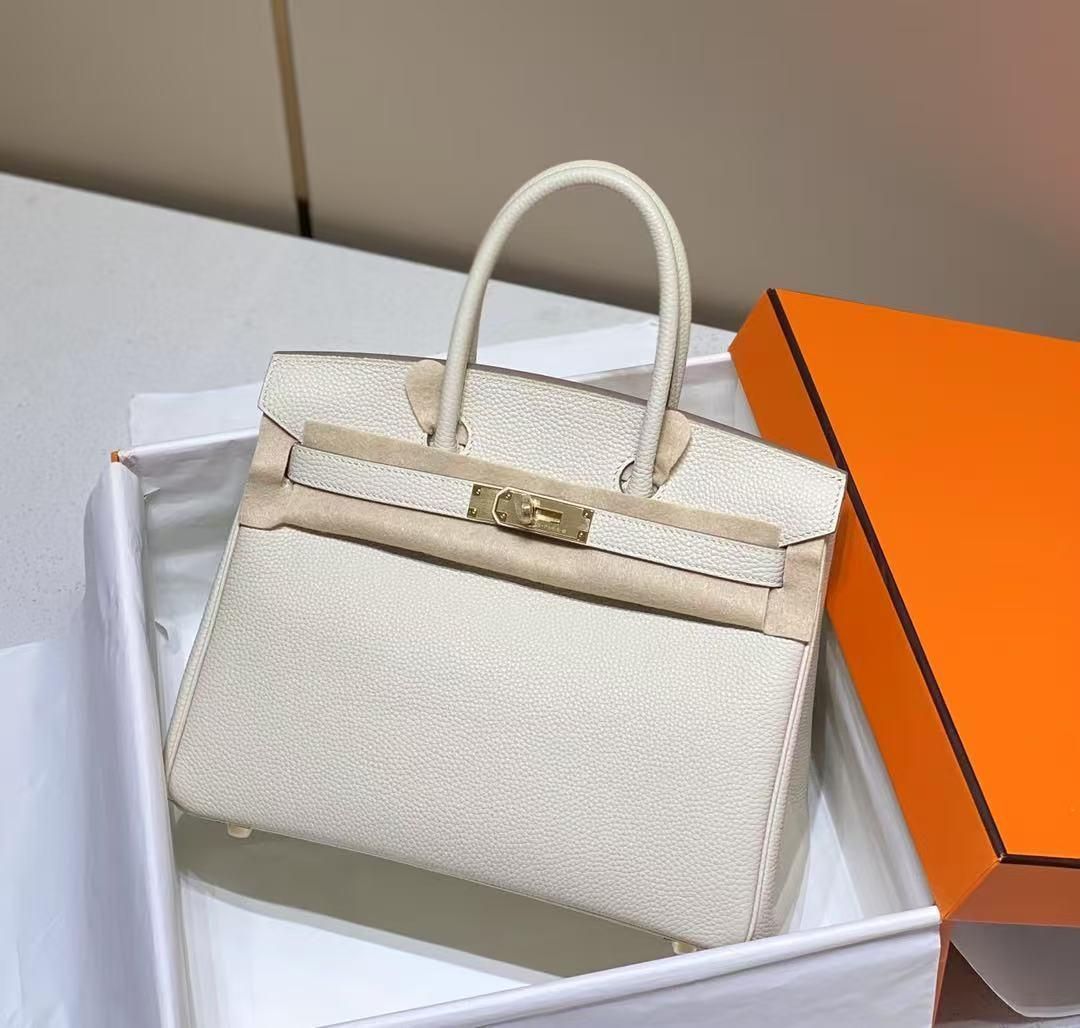 美品/箱付エルメス birkin30cm ハンドバッグ ゴールド金具