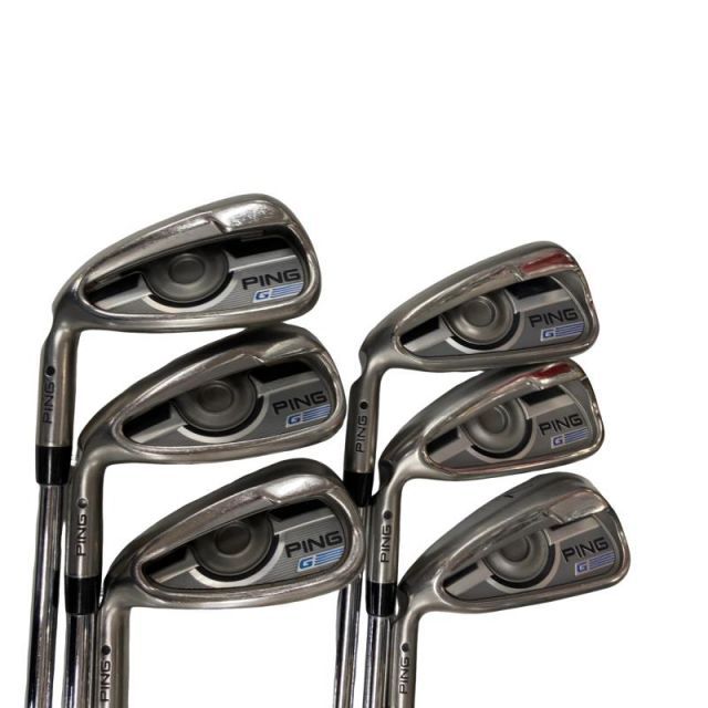 【中古】 ピン G 6S アイアンセット IR PING AWT 2.0 LITE (フレックスS) メンズ 男性用 右利き 右用 Cランク ゴルフクラブ