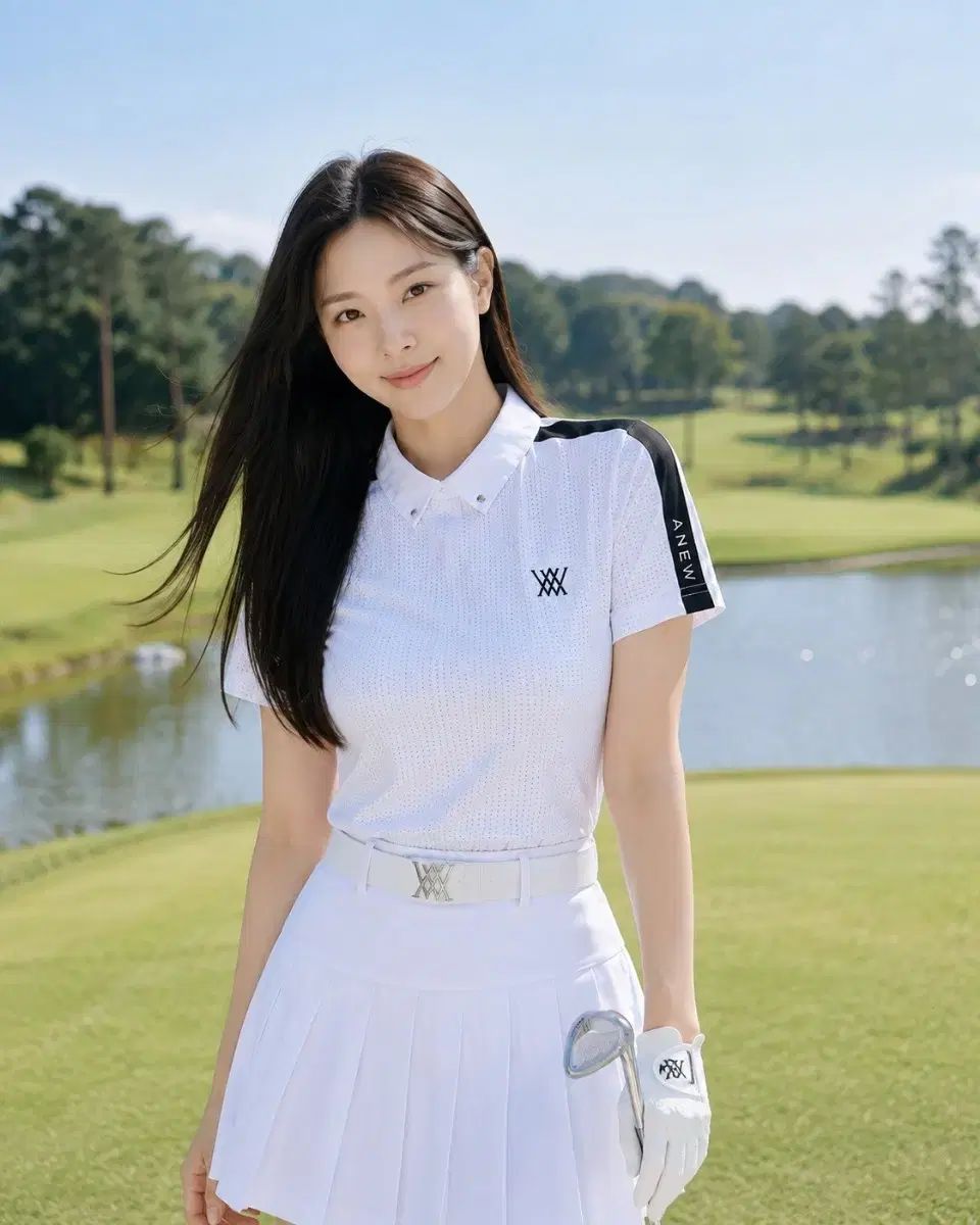 正規品 ANEW GOLF(アニューゴルフ) レディース ショルダーバッグ テープ POINT 半袖 KARA(カラ) Tシャツ L