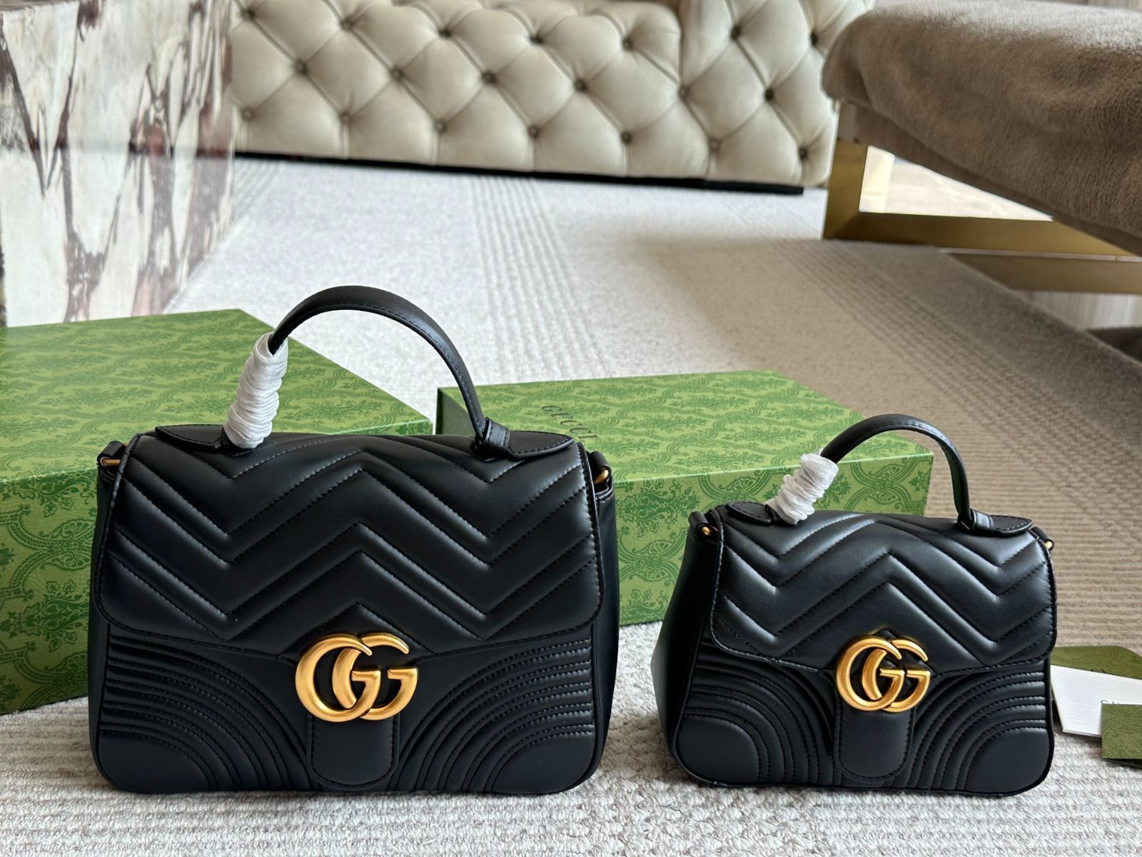 【今日特価】Gucci Marmont グッチ マーモント ハンド クロス バッグ-WTO輸入3