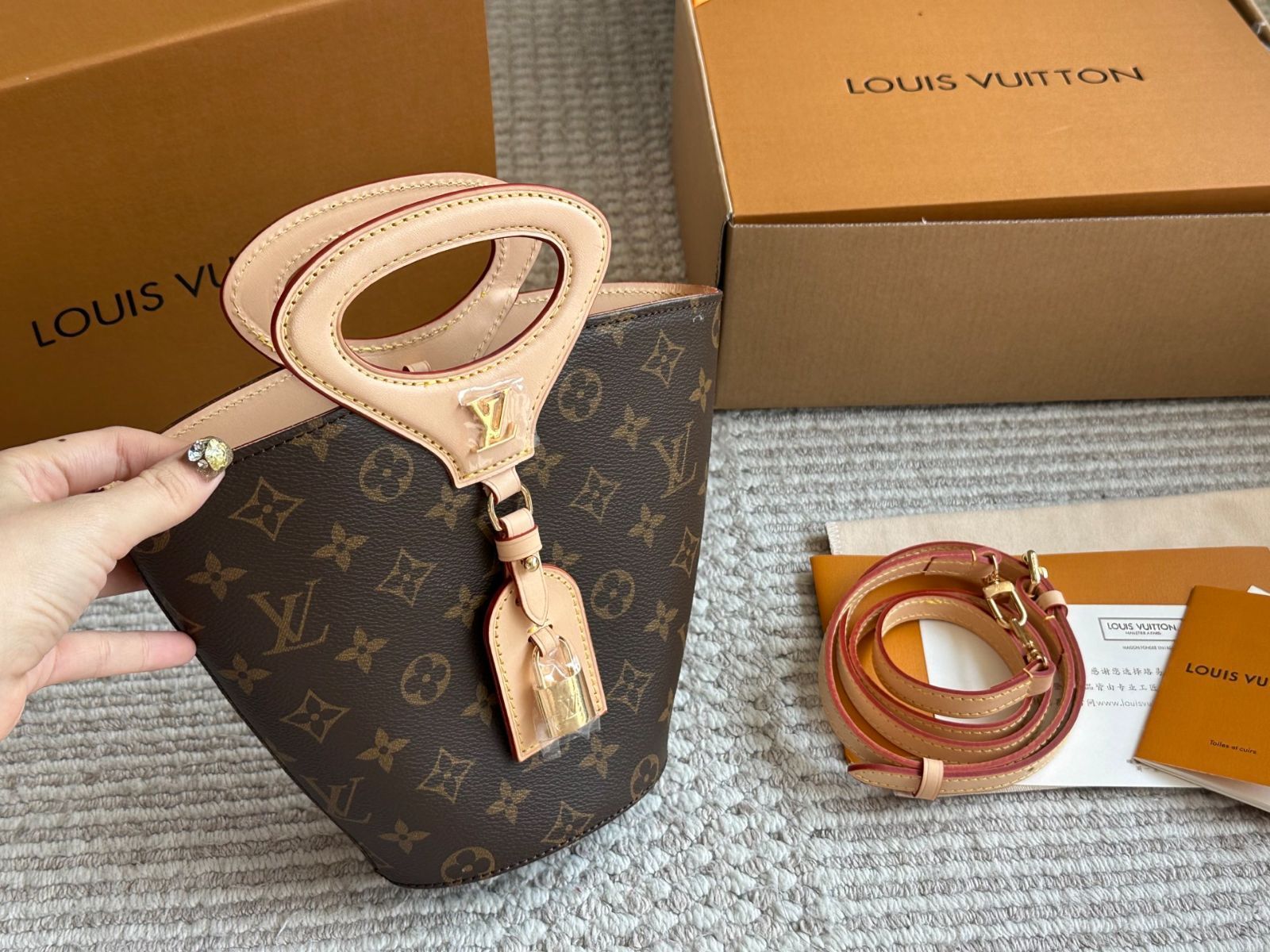 【今日特価】Louis Vuitton 25SS New Arrival Shopping Basket Bag ルイ・ヴィトン 25SS 新作 ショッピングバスケットバッグ-WTO輸入1