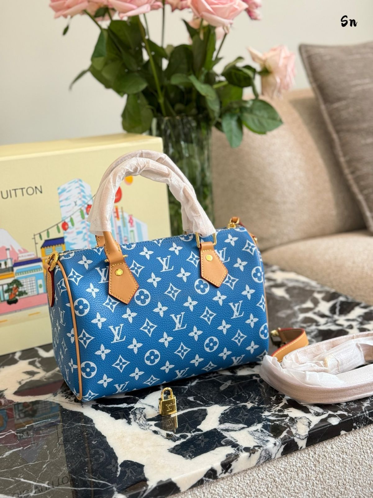 【今日特価】Louis Vuitton x Pharrell Williams Speedy 25 （ルイヴィトン × ファレル・ウィリアムズ スピーディ 25 イエロー）-WTO輸入