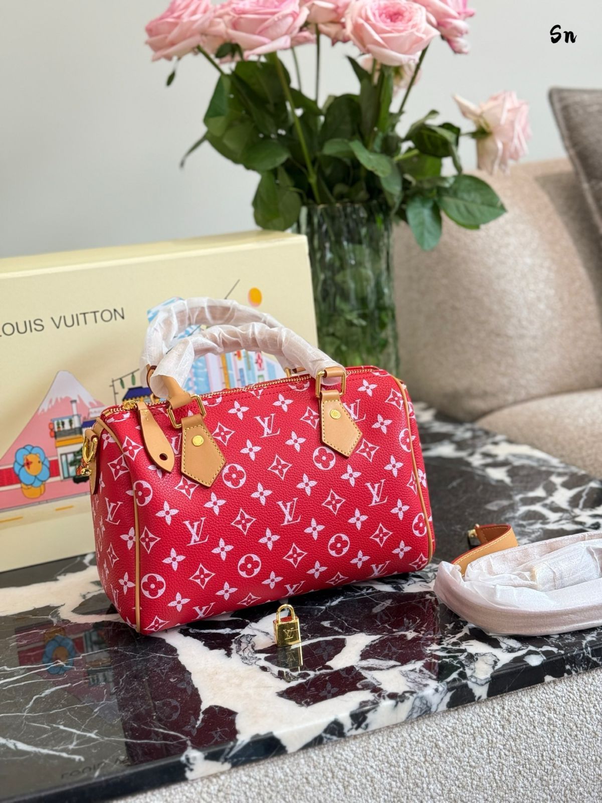 【今日特価】Louis Vuitton x Pharrell Williams Speedy 25 （ルイヴィトン × ファレル・ウィリアムズ スピーディ 25 イエロー）-WTO輸入