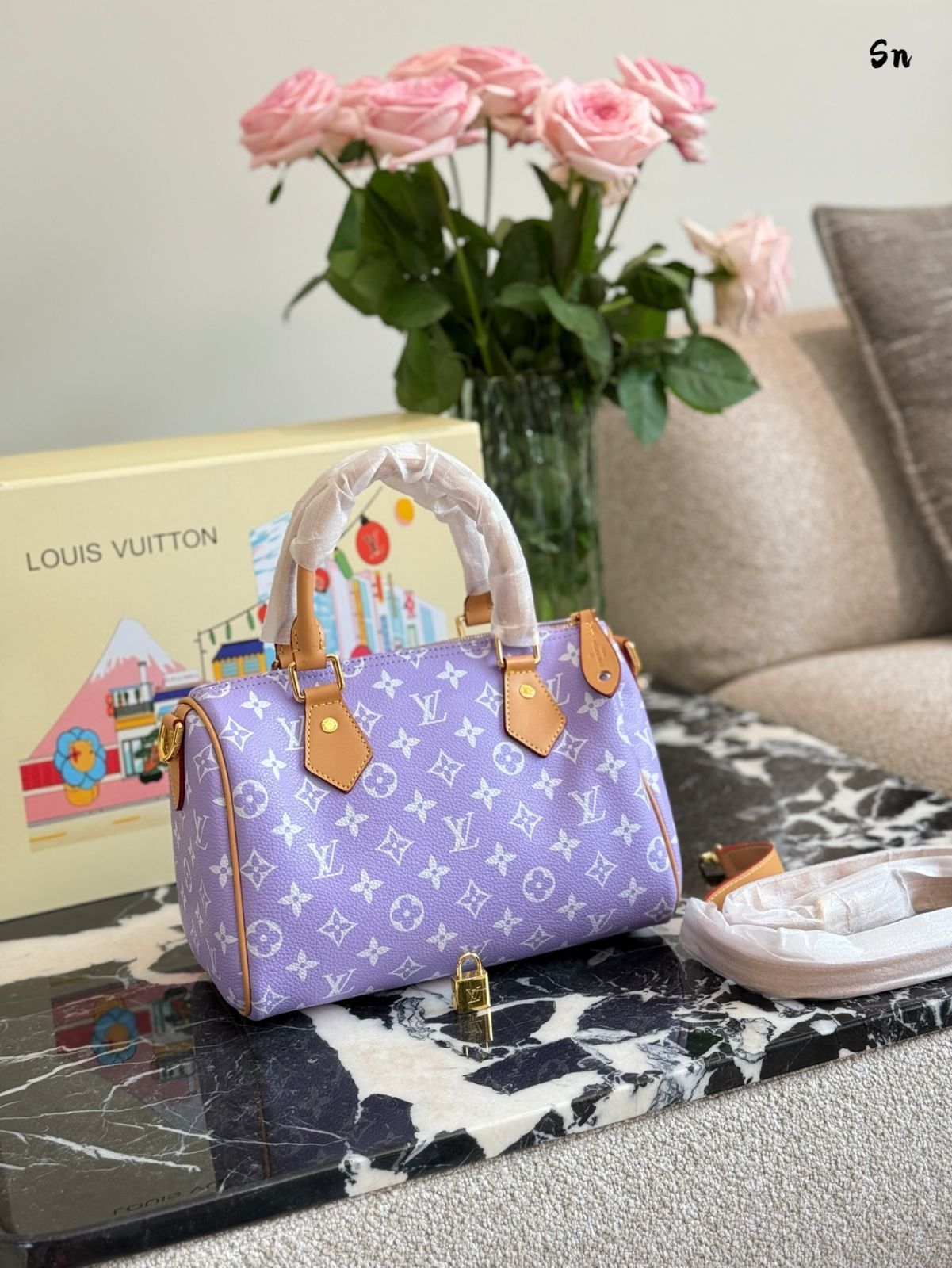 【今日特価】Louis Vuitton x Pharrell Williams Speedy 25 （ルイヴィトン × ファレル・ウィリアムズ スピーディ 25 イエロー）-WTO輸入