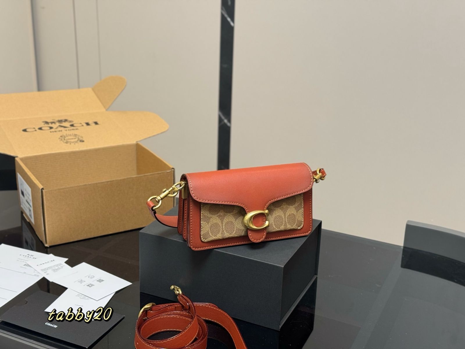 【今日特価】Coach Tabby 20 Mini Bag（ホワイト）Elegant Design-WTO輸入3