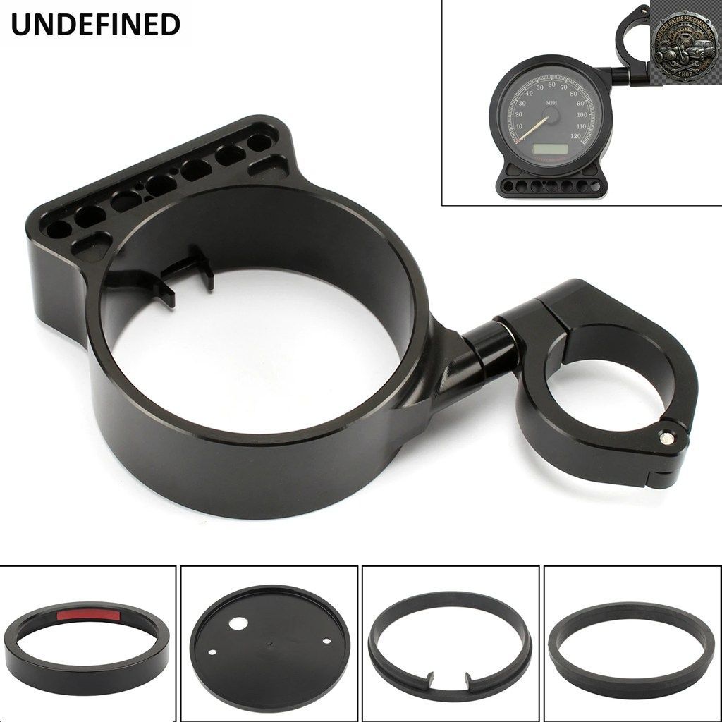 オートバイ用サイドスピードメーター移設ブラケットマウント 39mm ハーレー スポーツスター 883 1200 XL 93-15 ダイナ ローライダー ストリ
