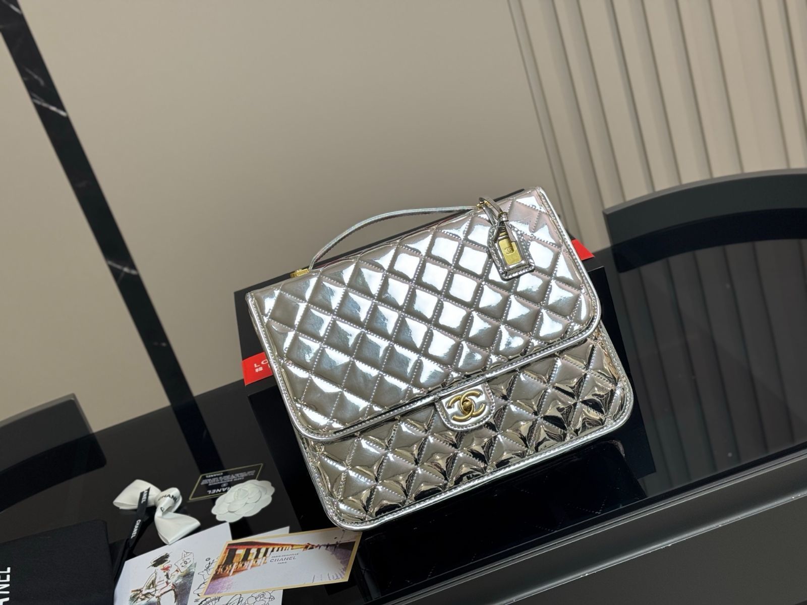 【今日特価】Chanel Patent Leather Backpack - シャネル パテントレザー バックパック