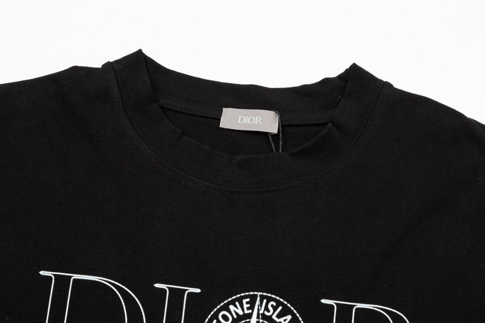 本日限定特価】DiOR × STONE ISLAND コラボ クルーネックTシャツ - 2色 