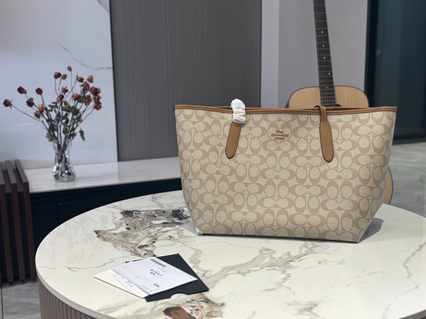 【今日特価】COACH City 33 Snap Tote Bag - コーチ City 33 吸扣トートバッグ