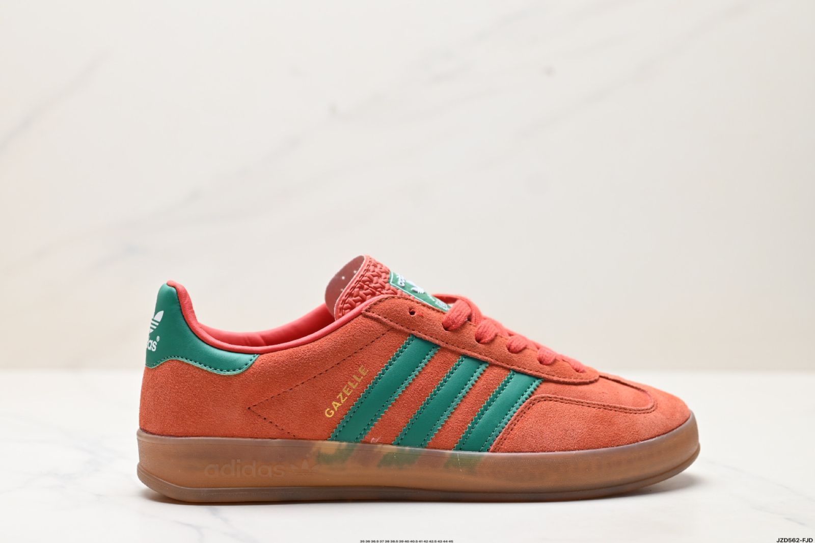 Adidas アディダス Originals オリジナルズ Gazelle ガゼル INdoor インドア 三叶草 クローバー 休? レジャー 防滑 滑り止め 耐磨 耐摩耗 低? ロートップ 板鞋 スケートシューズ