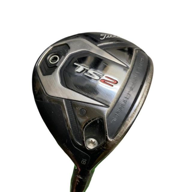 【中古】 タイトリスト TS2 18° フェアウェイウッド FW 純正特注シャフト (フレックスS) メンズ 男性用 右利き 右用 Cランク ゴルフクラブ