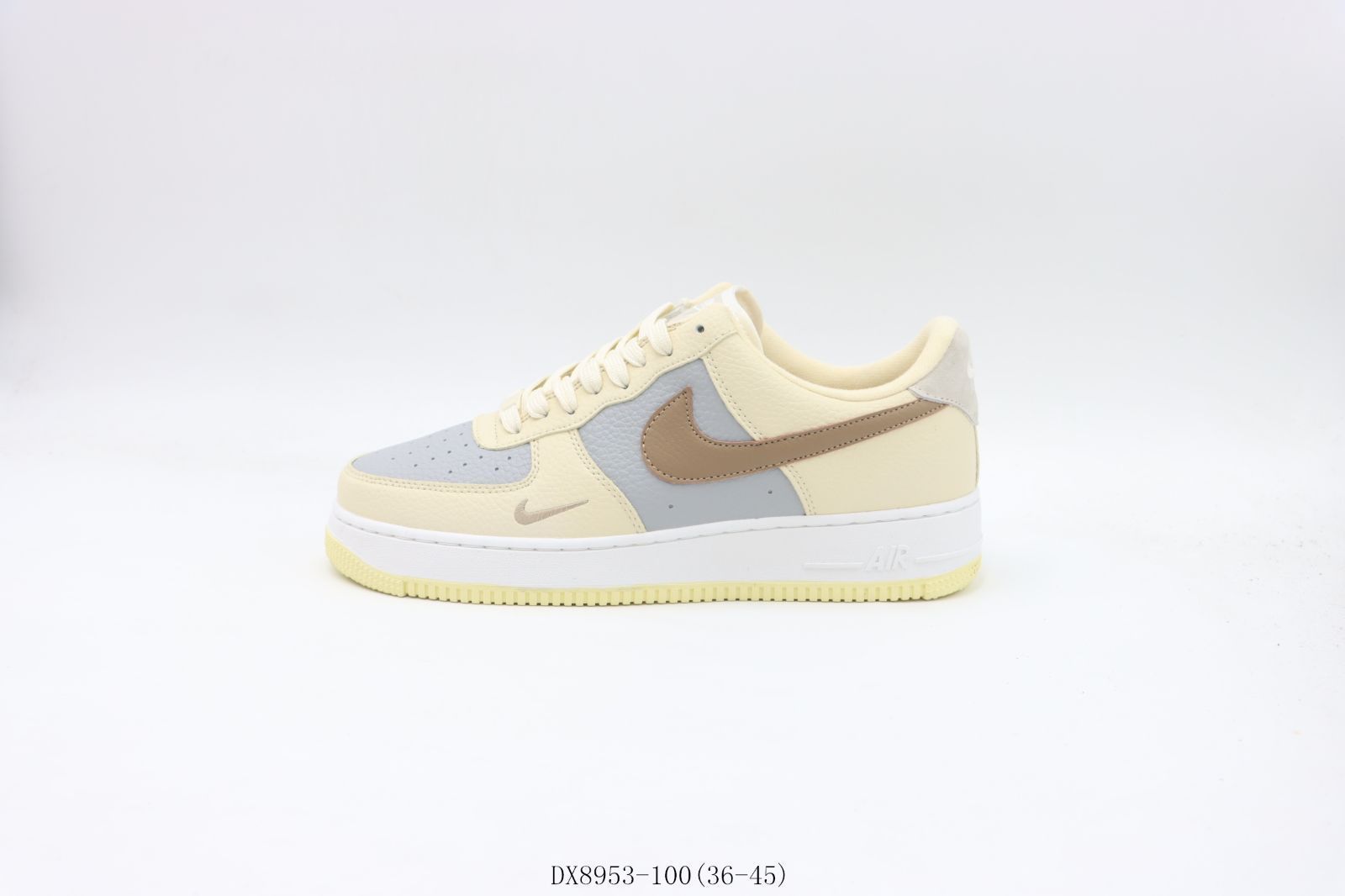 【今日特価】Nike / ナイキ エアフォースロートップスケートシューズ カーキグレーダブルハーフ DX8953-100