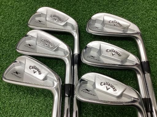 【中古】 キャロウェイ X FORGED STAR(2021) 6S アイアンセット IR NS PRO 950GH neo (フレックスS) メンズ 男性用 右利き 右用 Cランク ゴルフクラブ