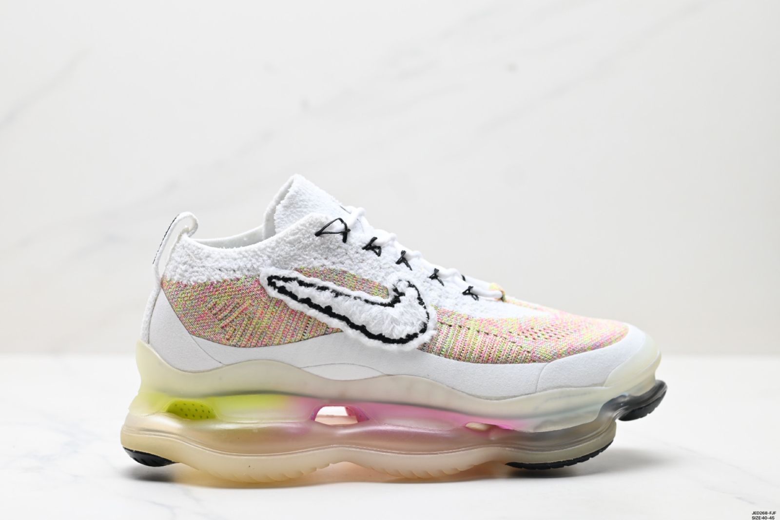 【今日特価】Nike Air Max Scorpion Flyknit Phantom/Black/Light Cream スコーピオンシリーズ 2025 年モデル スーパービッグエアソール 前衛的増高ロートップ レジャー & スポーツ用ジョギングシューズ