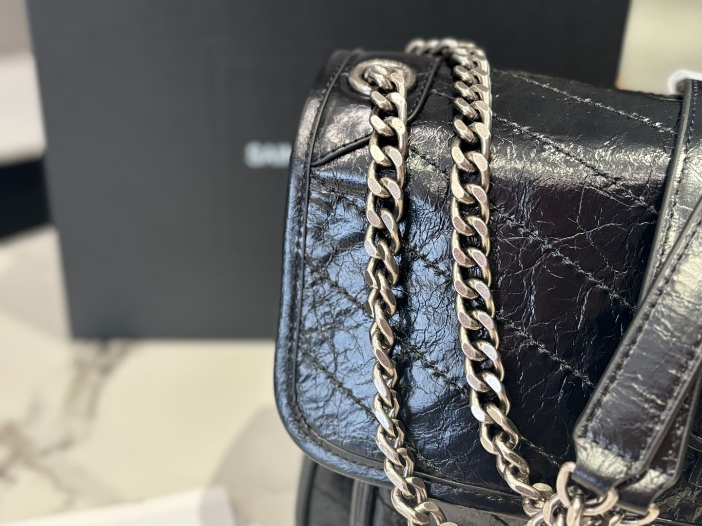 YSL Niki フルパッケージ付き サイズ：28×22cm（大）