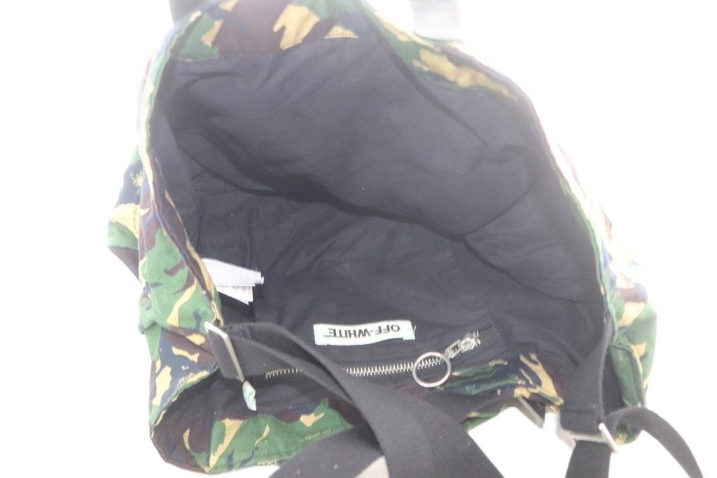 オフホワイト OFF WHITE トートバッグ ショルダーバッグ 2way カモフラ 迷彩柄 カーキ /YO3