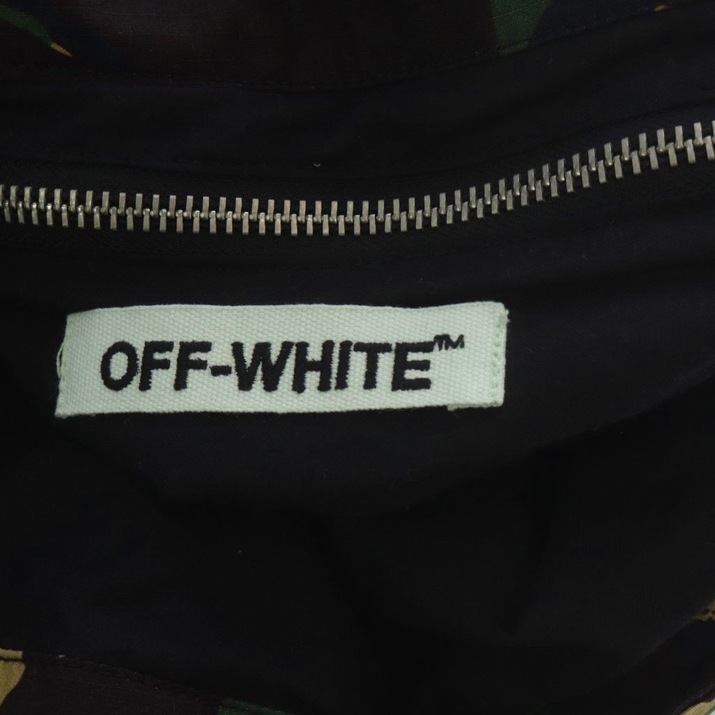 オフホワイト OFF WHITE トートバッグ ショルダーバッグ 2way カモフラ 迷彩柄 カーキ /YO3