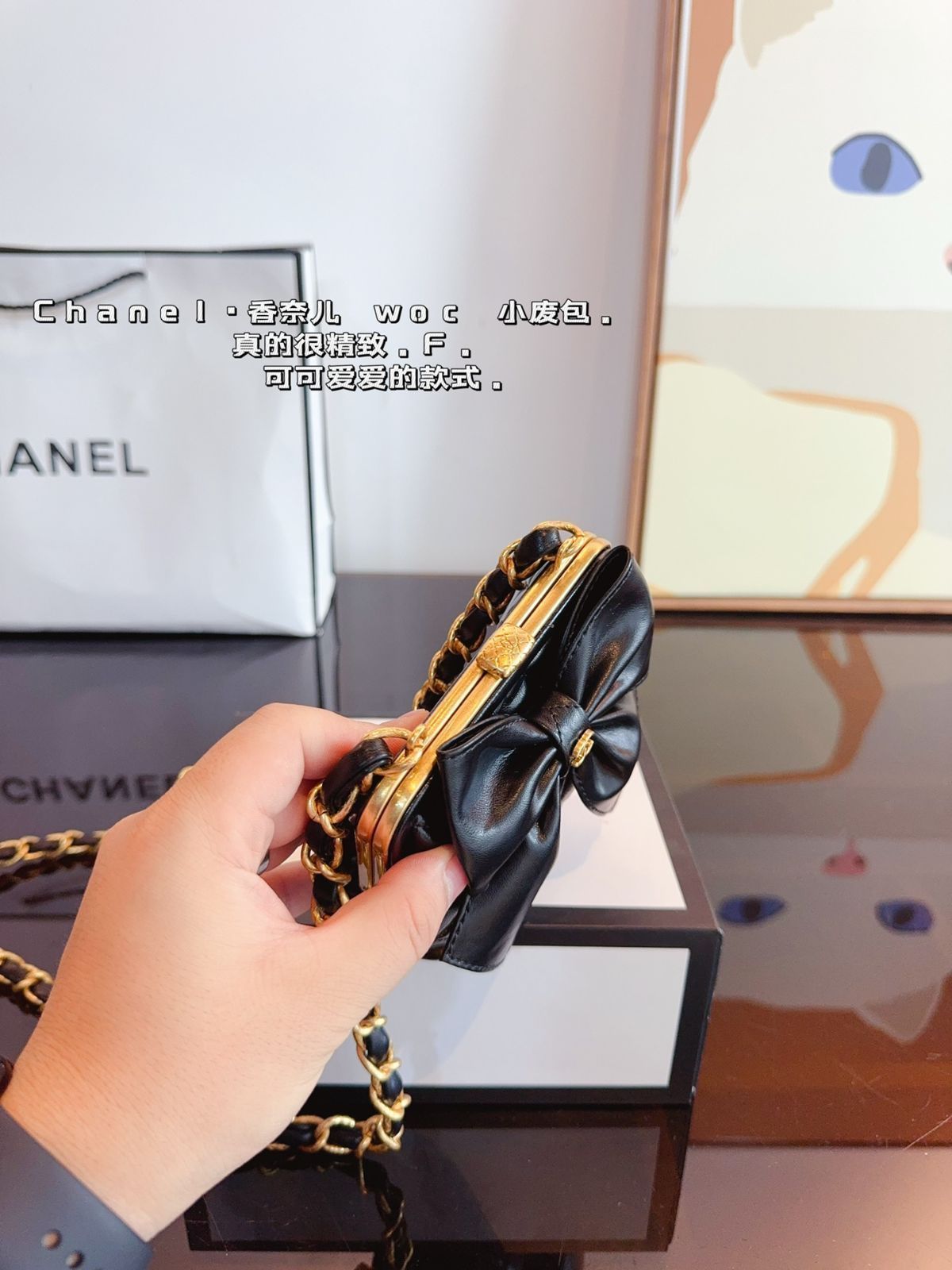 【今日特価】シャネル CHANEL 24C 花蝶ミニバッグ 少女感満点 送料無料