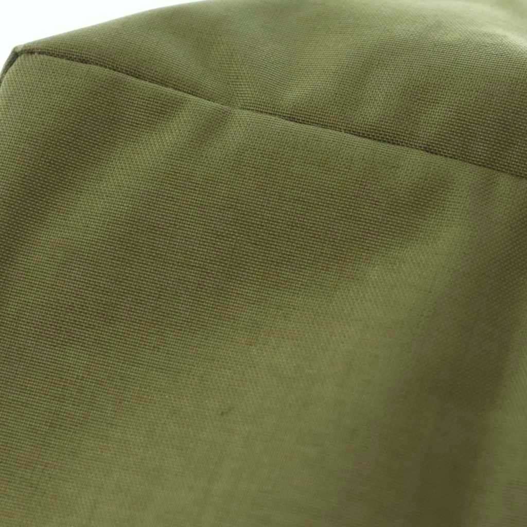 エルベシャプリエ Herve Chapelier 舟型ショルダーL トートバッグ ナイロン レザーハンドル カーキ 黒 ブラック 1425C /MI ■OS