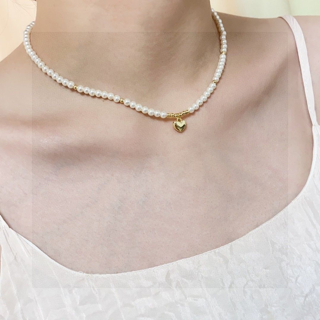 【今日特価】CHANEL 最新モデル 韓版真珠ネックレス ファッションアクセサリー