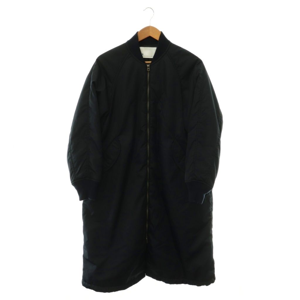 ティッカ TICCA UNITED ARROWS別注 24AW ロングMA1 中綿コート F ネイビー /ES ■OS