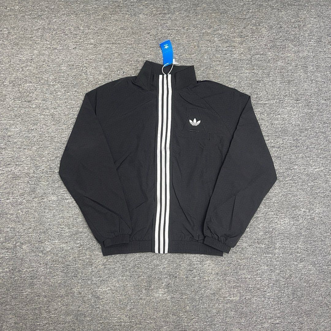 【本日限定特価】adidas Originals メンズ ジャケット スリーダブル パッチワーク ブラック/ホワイト M-XXL [本日特価|新品未使用品]