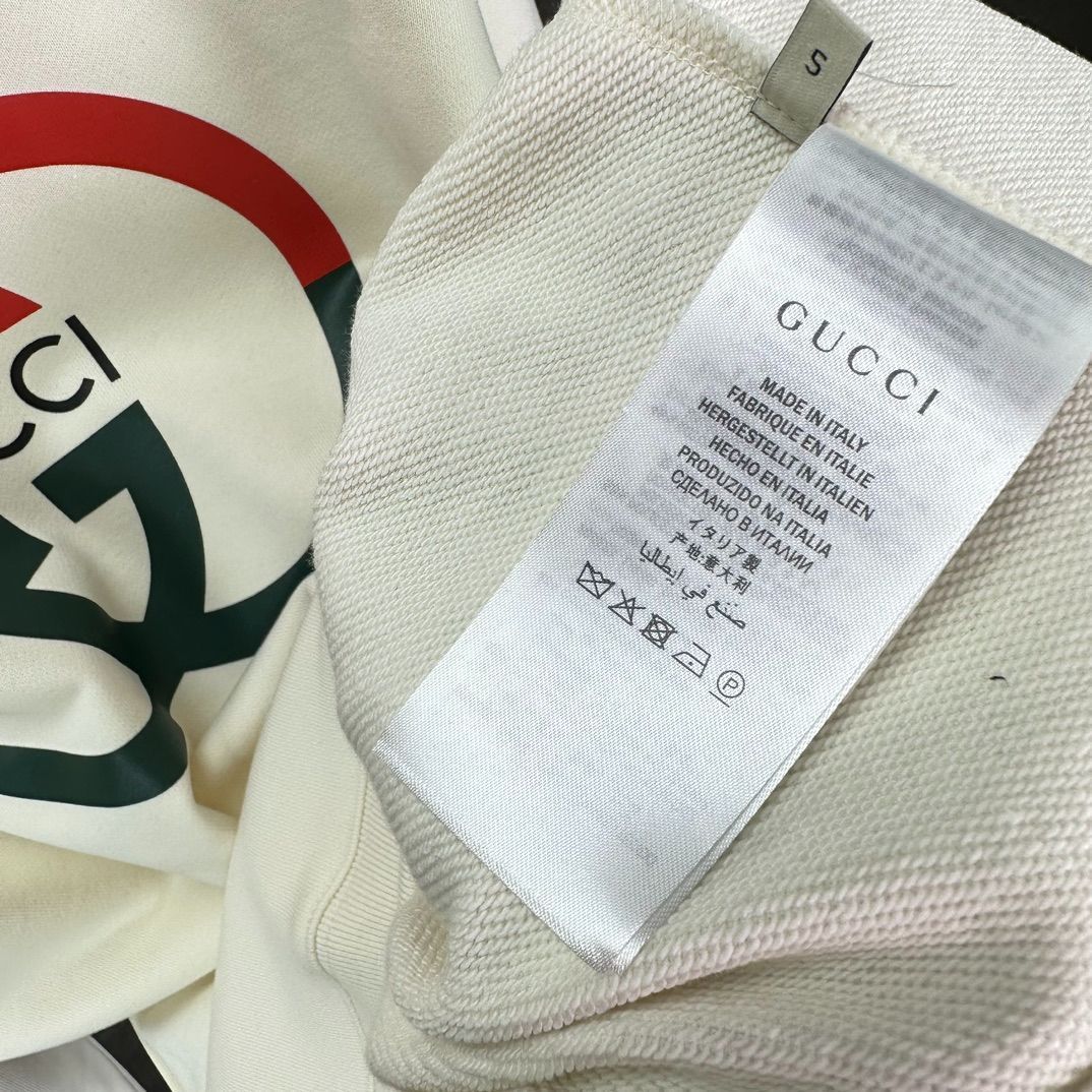 GUCCI 2025新作 ロゴプリント クルーネックスウェット [本日特価|新品未使用品]