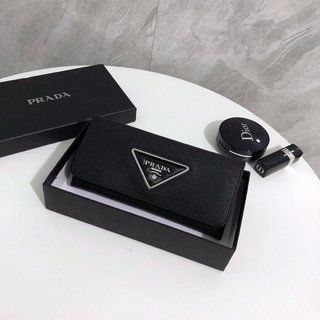 プラダの爆金/財布、クレジットカードスロットに紙幣と手形を収納し、両用バッグ財布、[本日特価|新品未使用品]