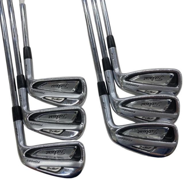 【中古】 タイトリスト Titleist AP2 714 6S アイアンセット IR Dynamic Gold (フレックスS) メンズ 男性用 右利き 右用 Dランク ゴルフクラブ