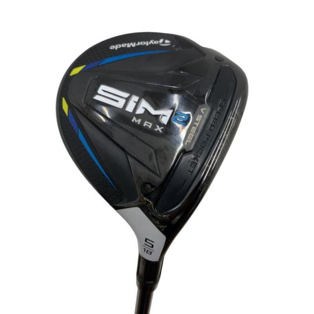 【中古】 テーラーメイド SIM2 MAX 5W フェアウェイウッド FW TENSEI BLUE TM50(SIM2 FW) (フレックスS) メンズ 男性用 右利き 右用 Cランク ゴルフクラブ