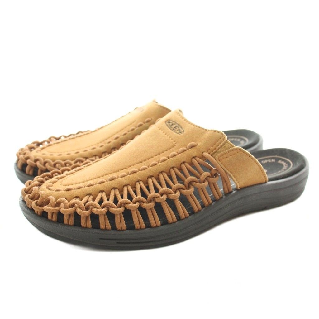 キーン KEEN UNEEK II SLIDE ユニーク ツー スライド サンダル スエード US9.5 27.5cm 茶 ブラウン 1022372 /KU