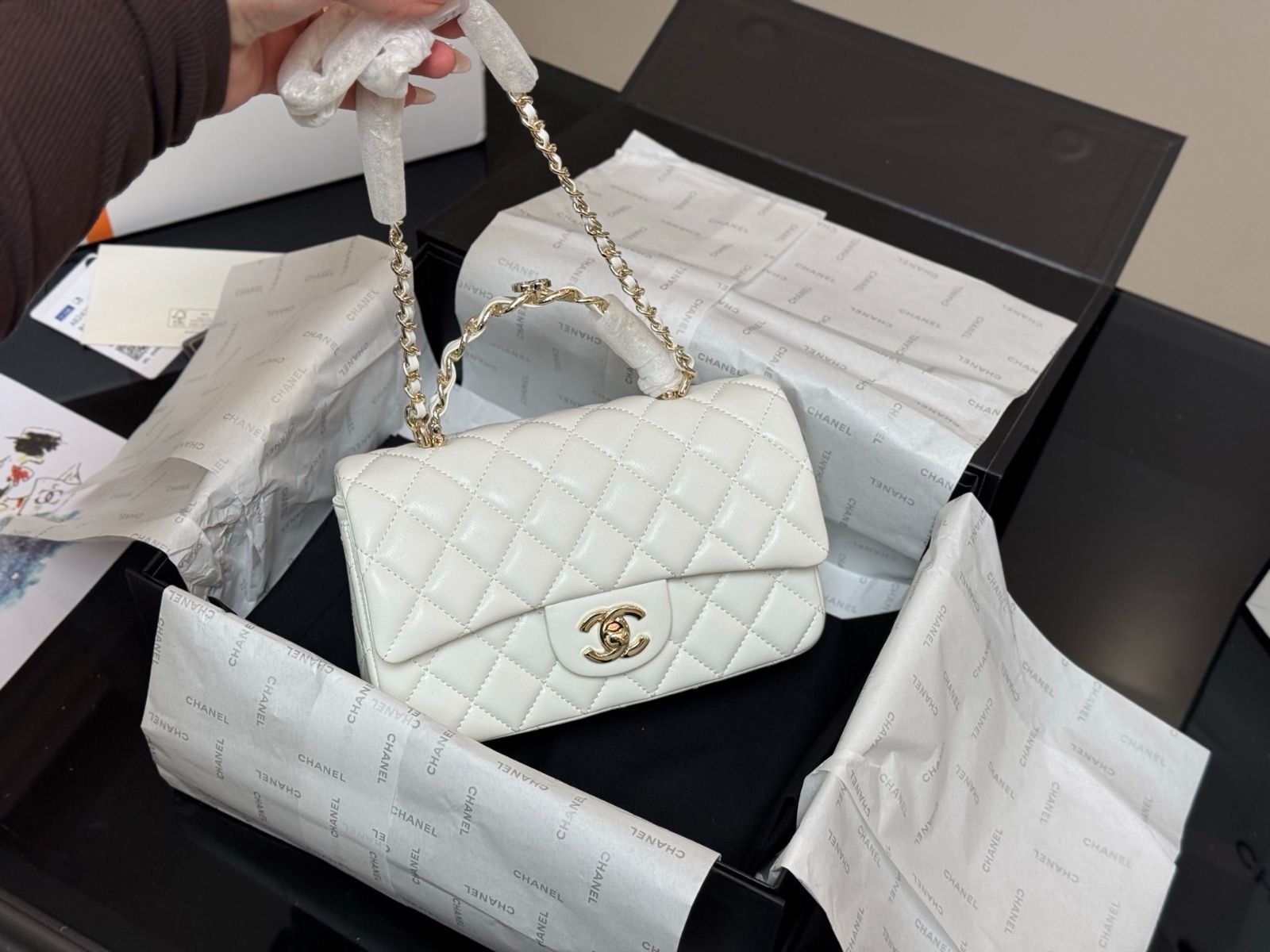 【今日特価】Chanel Mini CF Handle シャネル ミニ CF ハンドル バッグ 【今日特価】Chanel Mini CF Handle シャネル ミニ CF ハンドル バッグ