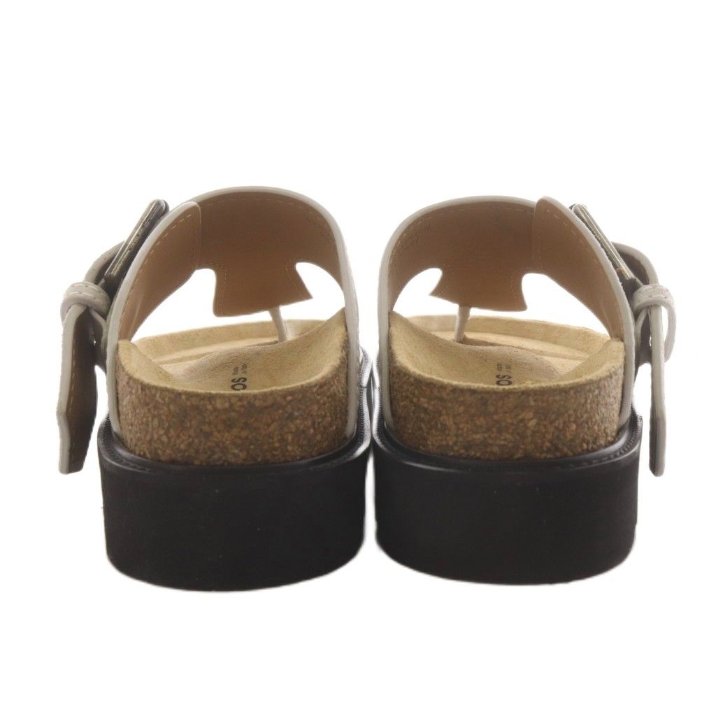 アクネ ストゥディオズ Acne Studios トングサンダル プラットフォーム スエード 36 グレー 22093570000610 /AN16