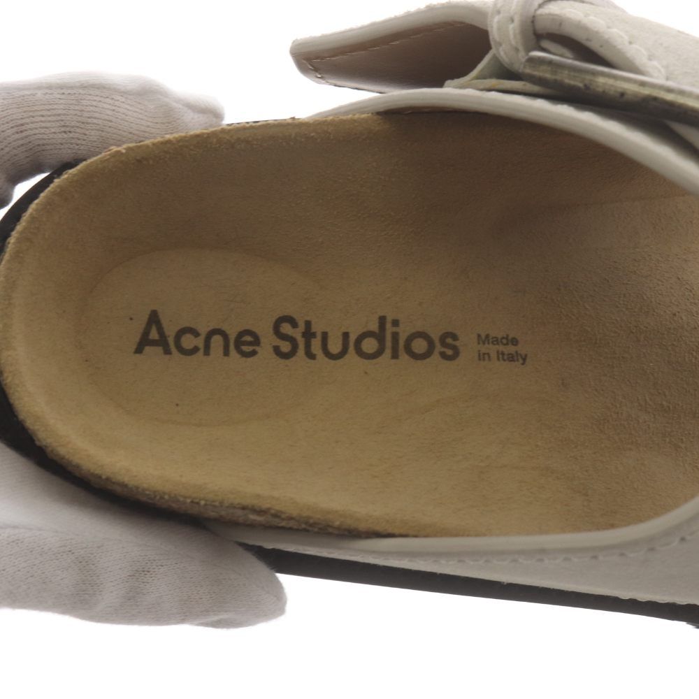 アクネ ストゥディオズ Acne Studios トングサンダル プラットフォーム スエード 36 グレー 22093570000610 /AN16