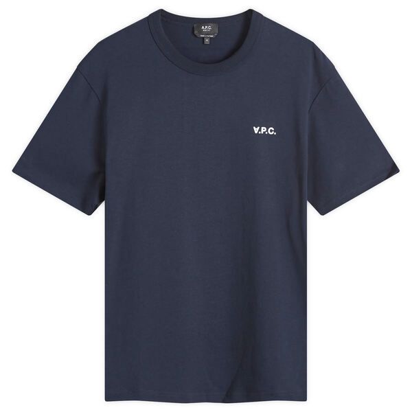 アーペーセー メンズ トップス Tシャツ ロゴ APC Small VPC Logo TShirt Dark Navy Ecru エクリュ