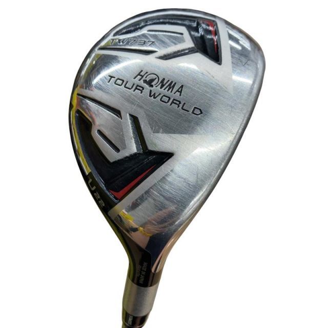 【中古】 本間ゴルフ TOUR WORLD TW737 22° ユーティリティ UT VIZARD IN-U75 (フレックスその他) メンズ 男性用 右利き 右用 Cランク ゴルフクラブ