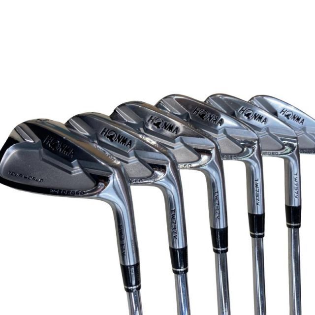 【中古】 本間ゴルフ TOUR WORLD TW737V 6S アイアンセット IR Dynamic Gold AMT (フレックスS) メンズ 男性用 右利き 右用 Dランク ゴルフクラブ