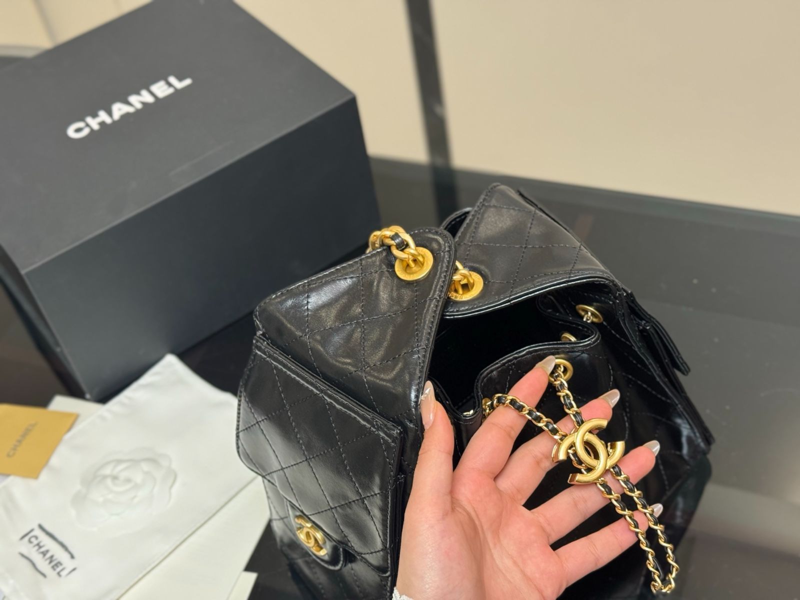 【今日特価】Chanel 25bag Small Hobo 25s オイルレザー ホボバッグ